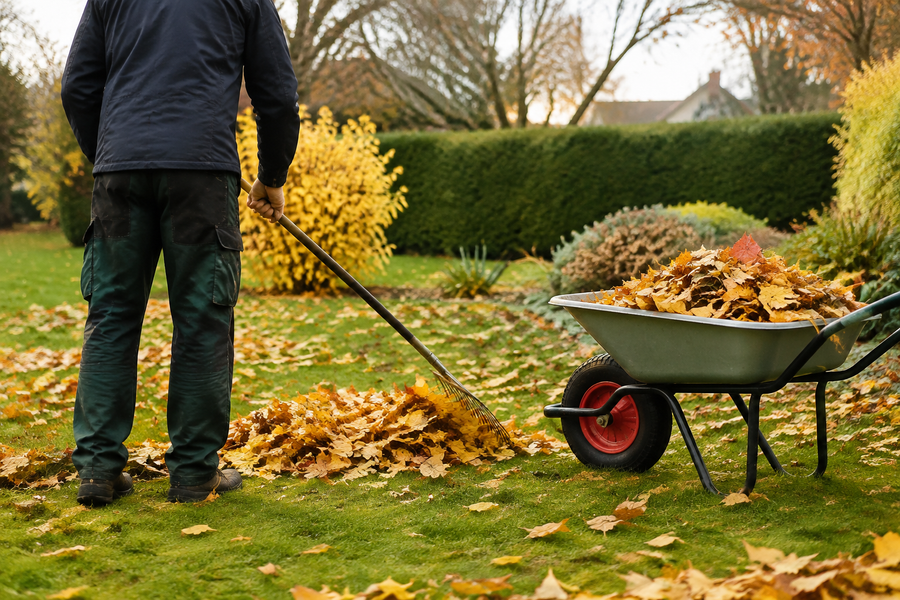 Ramassage des feuilles